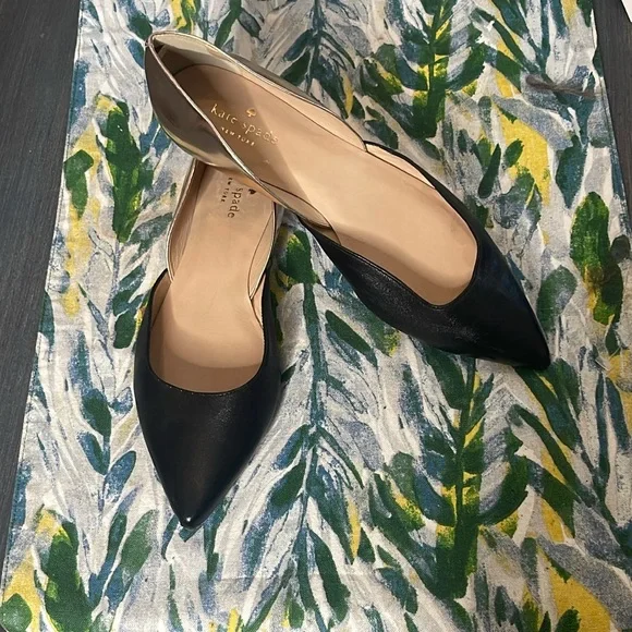 Kate Spade Black and Cream Flats - Picture 2 of 7